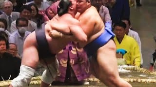 Natsu Basho 2024 Day 1 Terunofuji vs Onosato [upl. by Akemihs238]