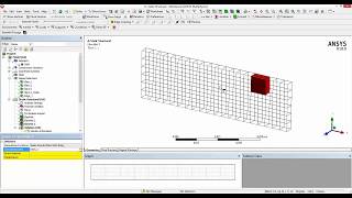 ANSYS ACT APP  Intermediate Level Tutorial  Material Assignment to element Named Selection [upl. by Faro]