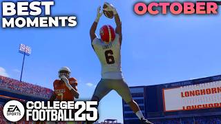 BEST COLLEGE FOOTBALL 25 MOMENTS OF OCTOBER [upl. by Ttelrats]