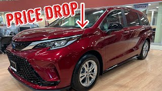 BREAKING 2022 Toyota Sienna Limited and XSE price and FEATURE change [upl. by Rivi]