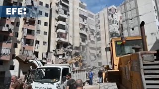 El Líbano eleva a 31 los muertos y a 68 los heridos en el bombardeo israelí de Beirut [upl. by Annahoj766]