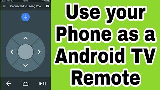 Use phone as a remote for Android Smart TV  android tv remote control app [upl. by Rahcir]