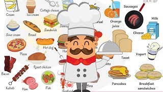 Learn 100 Common Foods in English in 15 Minutes  Food Vocabulary [upl. by Seleta]