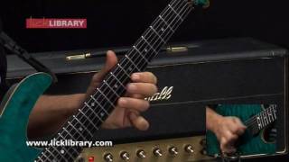 Panama Van Halen Guitar Solo Performance  Cover by Stuart Bull Licklibrary [upl. by Phenice882]