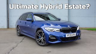 BMW 330e M Sport Touring first drive 2024 The ultimate hybrid estate  TotallyEV [upl. by Nennarb]