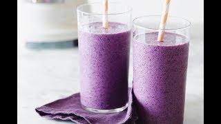 The BEST Blueberry Banana Smoothie for every morning [upl. by Henry446]