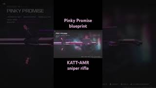 Pinky promise blueprint  KATTAMR sniper rifle  COD MW3 S6 [upl. by Nnaillij834]