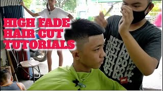 High Fade Haircut Tutorial Gupit Probinsya [upl. by Ayhtak]