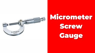 Micrometer Screw Gauge Least Count  Readings  Zero errors [upl. by Gunning942]