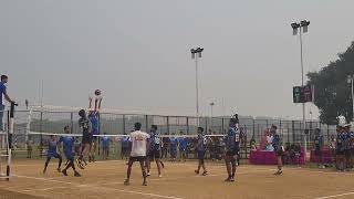 Thapar University Patiala Vs PEC Chandigarh at Nit Kurukshetra ITUSA Volleyball Tournament [upl. by Sabba990]