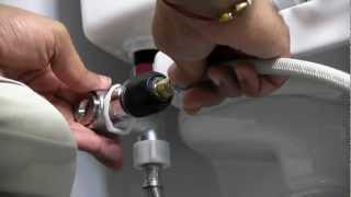 Installing a Washlet E200 S300 S400 or B100 [upl. by Ihcalam]