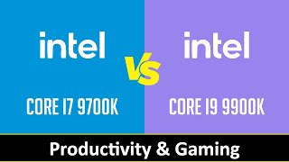 Intel Core i7 9700K vs Intel Core i9 9900K  Productivity amp Gaming RTX 2080 Ti [upl. by Animahs]