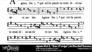 Agnus Dei I from Mass I Gregorian Chant [upl. by Leiva]