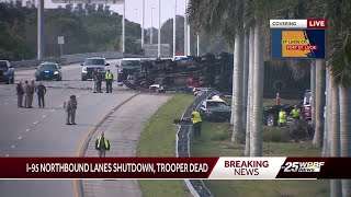 Florida Highway Patrol trooper killed in crash [upl. by Feigin]