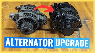 How To UPGRADE DMAX Alternator  4JJ3 BT50 MUX ALTERNATOR UPGRADE  Easy DIY Guide [upl. by Trimble]