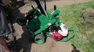 How To Use A Sod Cutter [upl. by Tenom]