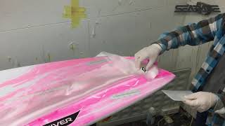 How To Glass A Surfboard [upl. by Adner677]