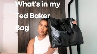 whats in my Ted Baker Bag  whats in my bag  work bag  every day bag  life in my 40s [upl. by Annunciata569]