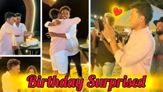 ලවන් රවීන්ව Surprise කරපු හැටි ❤🥰😱  Raveen tharuka surprised lawan abhishek Birthday surprise [upl. by Nimocks]