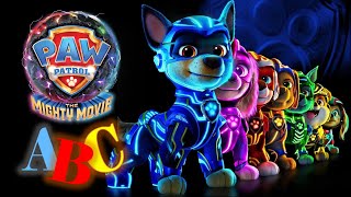 Paw Patrol The Mighty Movie ABC  Paw Patrol Alphabet Mighty PUPS [upl. by Aekin643]