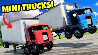 We Raced the WEIRDEST Semi Trucks in BeamNG Drive Mods [upl. by Nordgren]