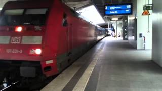 Abfahrt des EC 379 nach Praha hl n [upl. by Mad]