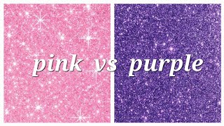 pink vs purple which one do you like comment your fav color 🩷💜✨️  anshaaltatv [upl. by Etakyram]