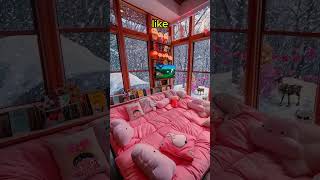 Which bedroom would you visit in a dream 🛌🌧️ aesthetic aurorarelaxing vibes asmr viral [upl. by Akitnahs]