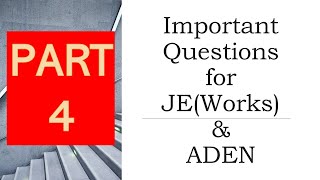 P4Important Question for JEWorks amp ADEN  Er Trivendra Kumar [upl. by Coop539]