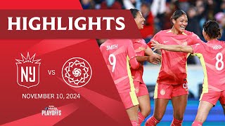 FULL HIGHLIGHTS  NYNJ Gotham FC vs Thorns FC NWSL Quarterfinals [upl. by Cassondra]