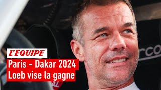 Dakar 2024  Sebastien Loeb  quotOn est plus prêt que jamaisquot [upl. by Stroup]