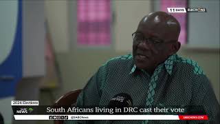 Voting Abroad  South Africans living in DRC Abel Mxolisi Shilubane [upl. by Gnod]