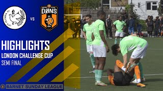 LONDON CHALLENGE CUP  SEMI FINAL  OLYMPIA FC VS SE DONS [upl. by Tedd]