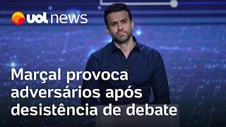 Pablo Marçal provoca Datena Boulos e Nunes após desistirem de debate Ele tumultua diz Josias [upl. by Ataner]