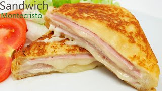 SANDWICH MONTECRISTO 🍞🥩🍞Receta muy FÁCIL y DELICIOSA🍞🥩🍞 CROQUE MONSIEUR [upl. by Attalie722]