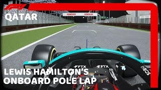 Lewis Hamiltons Onboard Pole Lap Updated In AC2021 Qatar Grand Prix [upl. by Lemuelah]