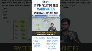 Test Your IIT JAM Maths Knowledge 📚IIT JAM Mathematics Question of the Day 🎓 iitjam iitjammaths [upl. by Arlyne374]