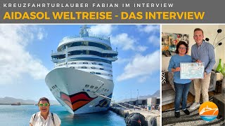 Mit AIDA auf Weltreise 🌎 Sylvana erzählt von ihrer 117tägigen Reise ihres Lebens mit AIDAsol 🛳️ [upl. by Mclyman]