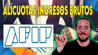 ALICUOTAS INGRESOS BRUTOS 2022 💰 COMO SABER CUANTO tengo que PAGAR 🤔 AFIP ARGENTINA [upl. by Ibrad]