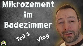 How to Mikrozement im Badezimmer  Teil 12 [upl. by Pelpel]