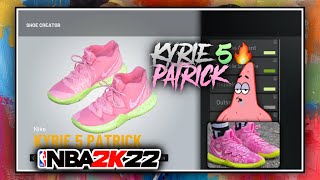 NBA 2K22 Shoe Creator  Kyrie 5 “Patrick [upl. by Oicafinob]