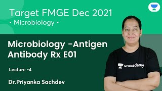 Microbiology AntigenAntibody Rx E01  L4  FMGE Dec21  Lets crack NEET PG  DrPriyanka Sachdev [upl. by Ivetts]