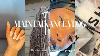 MAINTENANCE VLOGEntry 4 hairlashesshein haulnailsprep 4 trip South African YouTuber [upl. by Thaxter]