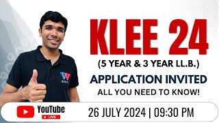 KLEE 2024 APPLICATION INVITED [upl. by Eirojam]