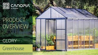 Glory DIY Polycarbonate Greenhouse Kit  Canopia by Palram [upl. by Cherry]