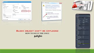 SOLVE AUTOCAD BLOCK CANNOT BE EXPLODED [upl. by Sarazen]