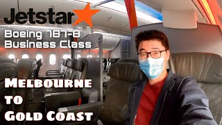 Jetstar 7878 Business Class Melbourne to Gold Coast  First day of operation [upl. by Isnyl]