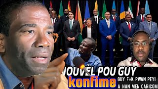 24 mars Guy krache nan figi Mòy Pou Restavèk 7 manb yo pete Goumen caricom kouri Guy prezidan [upl. by Starkey]