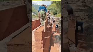 How village people make mud houses attractive and durable। shorts experiment [upl. by Sorel]