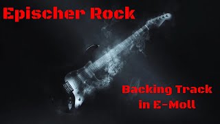 Epischer Rock Gitarren Backing Track  EMoll [upl. by Seldan]